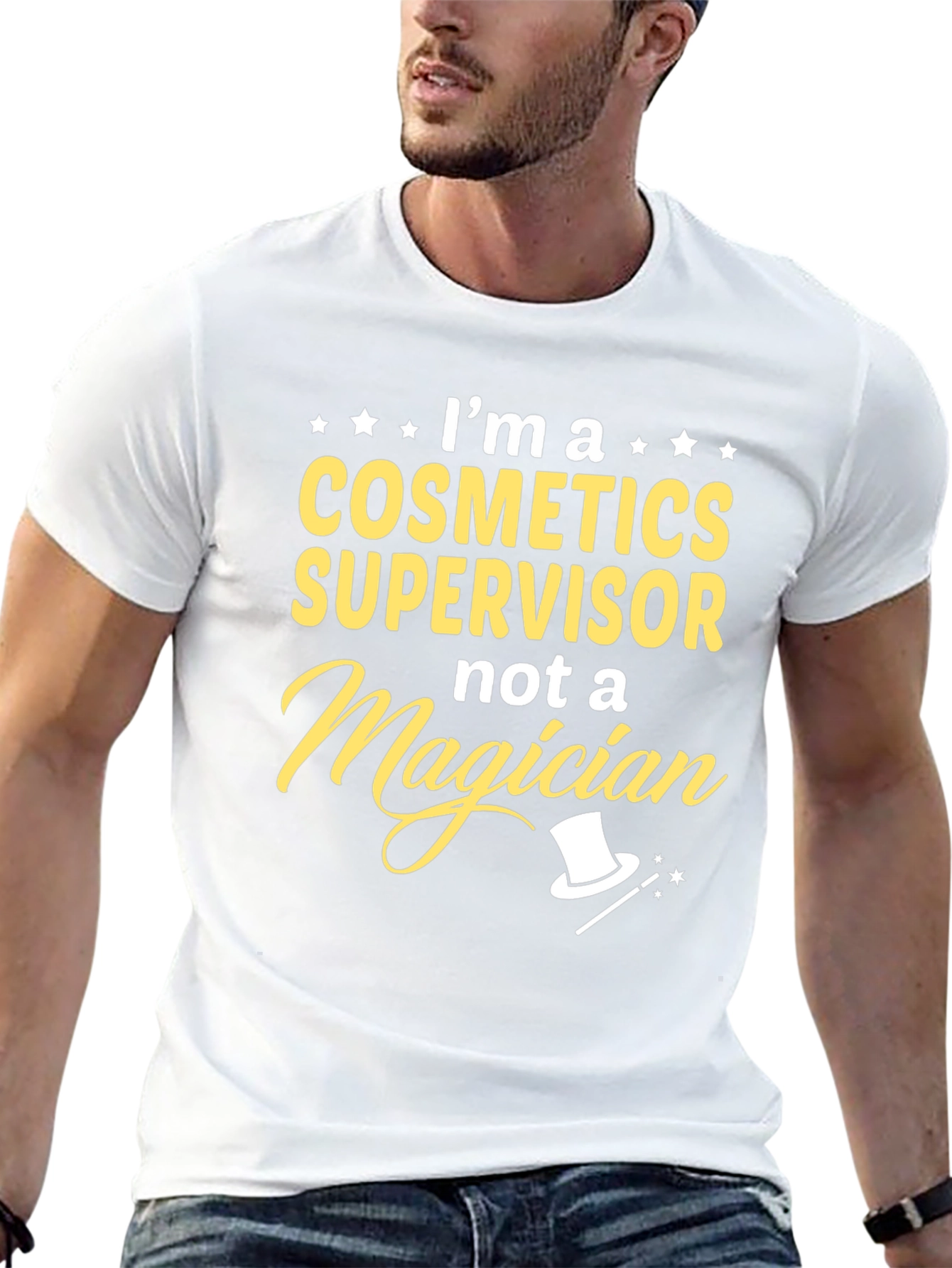 Cosmetics Supervisor T-Shirt - Funny Magician Graphic Tee