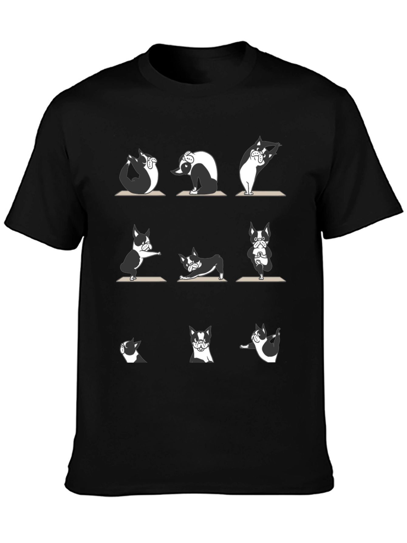 Yoga Dog Graphic Tee - Relax in Style