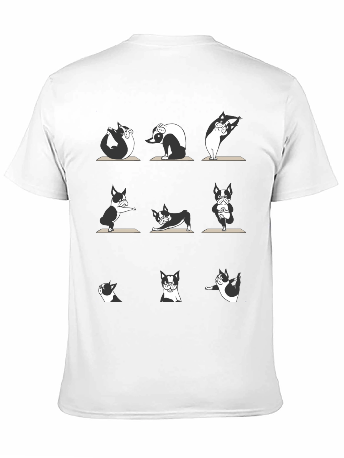 Yoga Dog Graphic Tee - Relax in Style