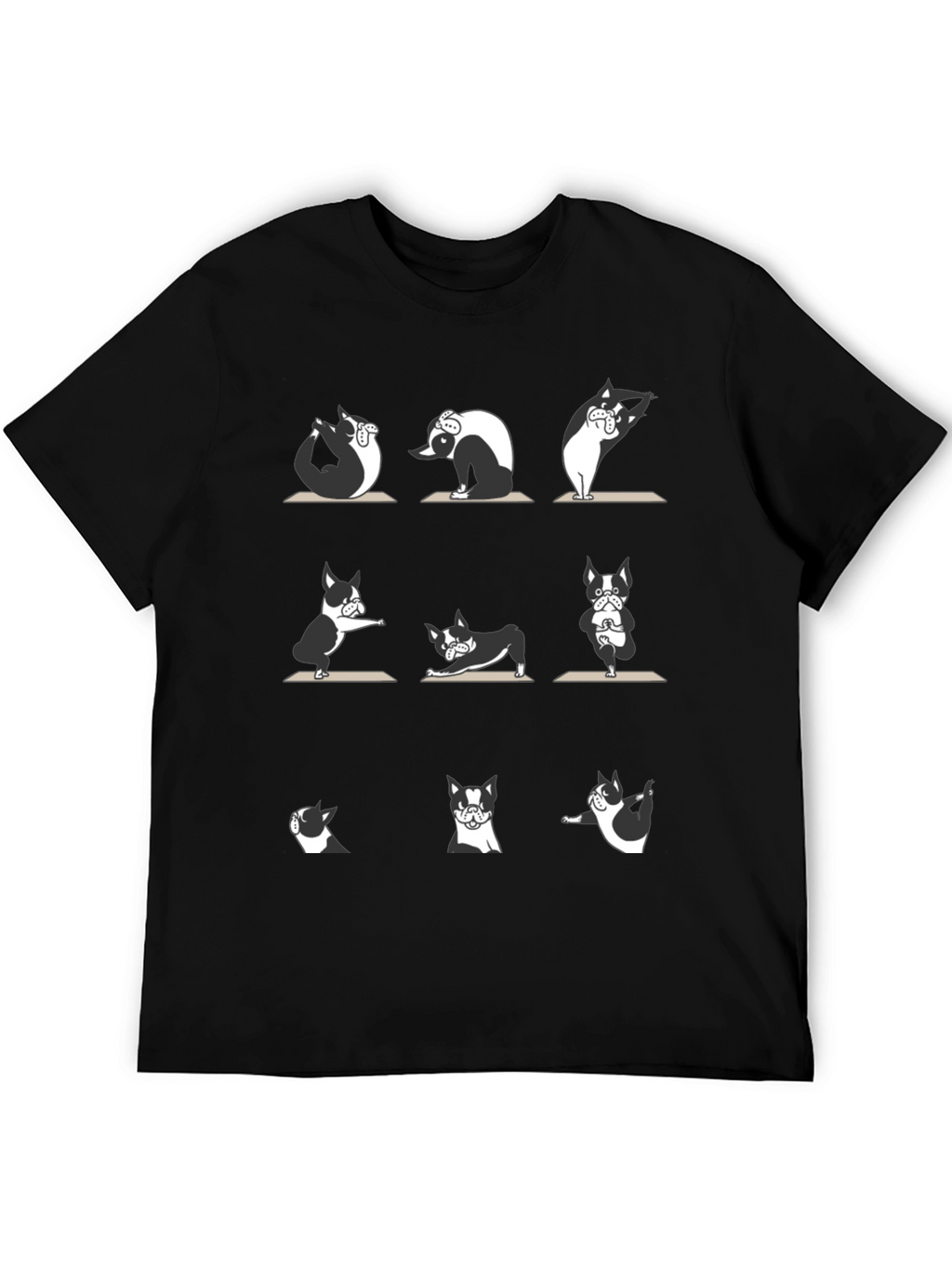 Yoga Dog Graphic Tee - Relax in Style