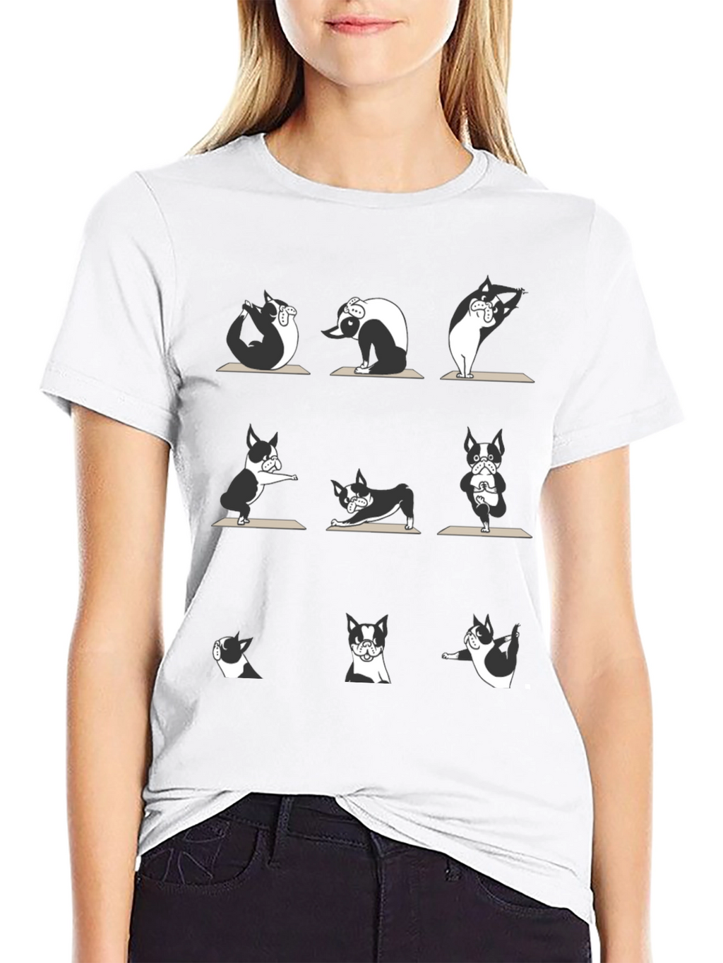 Yoga Dog Graphic Tee - Relax in Style