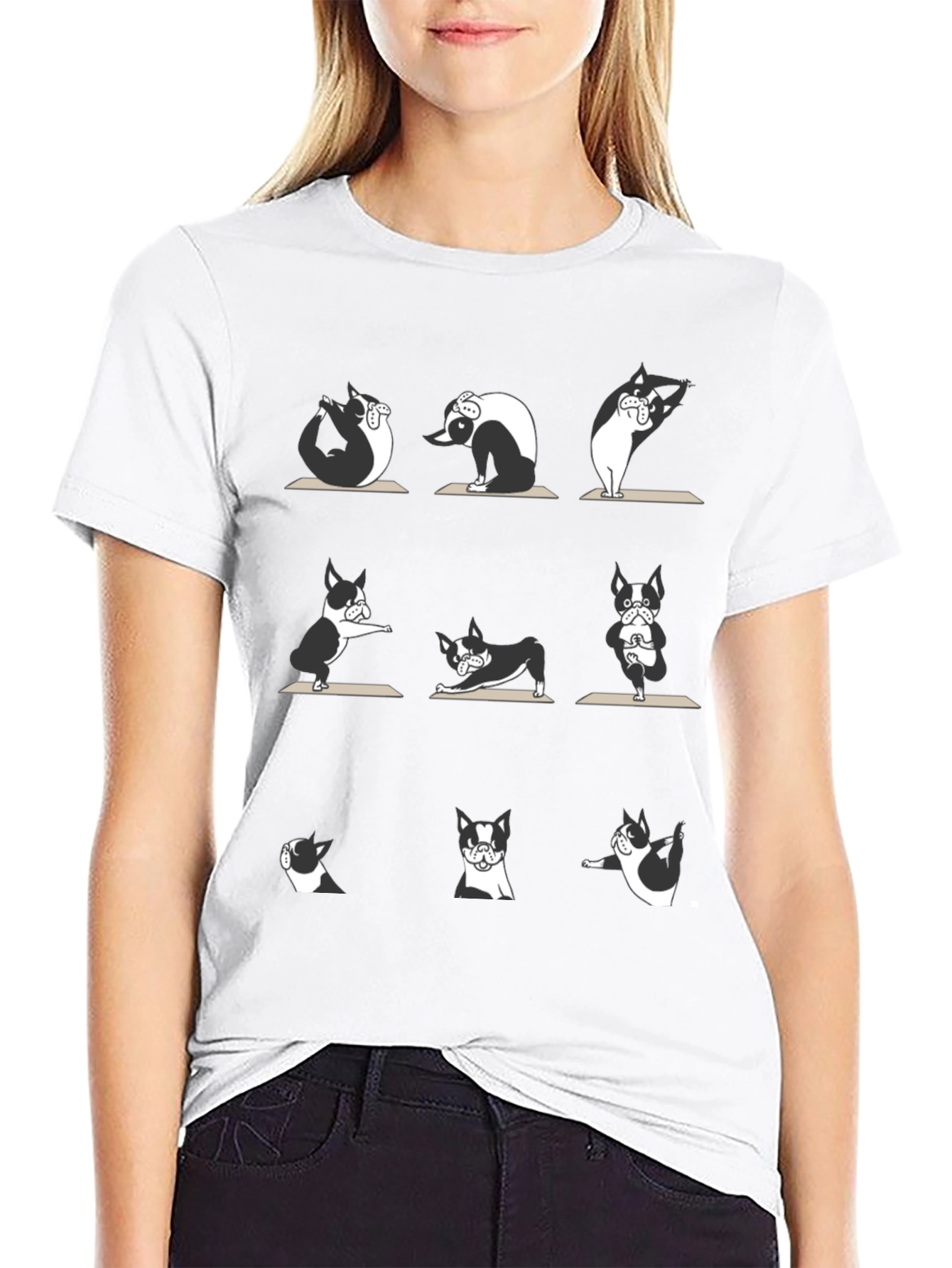 Yoga Dog Graphic Tee - Relax in Style