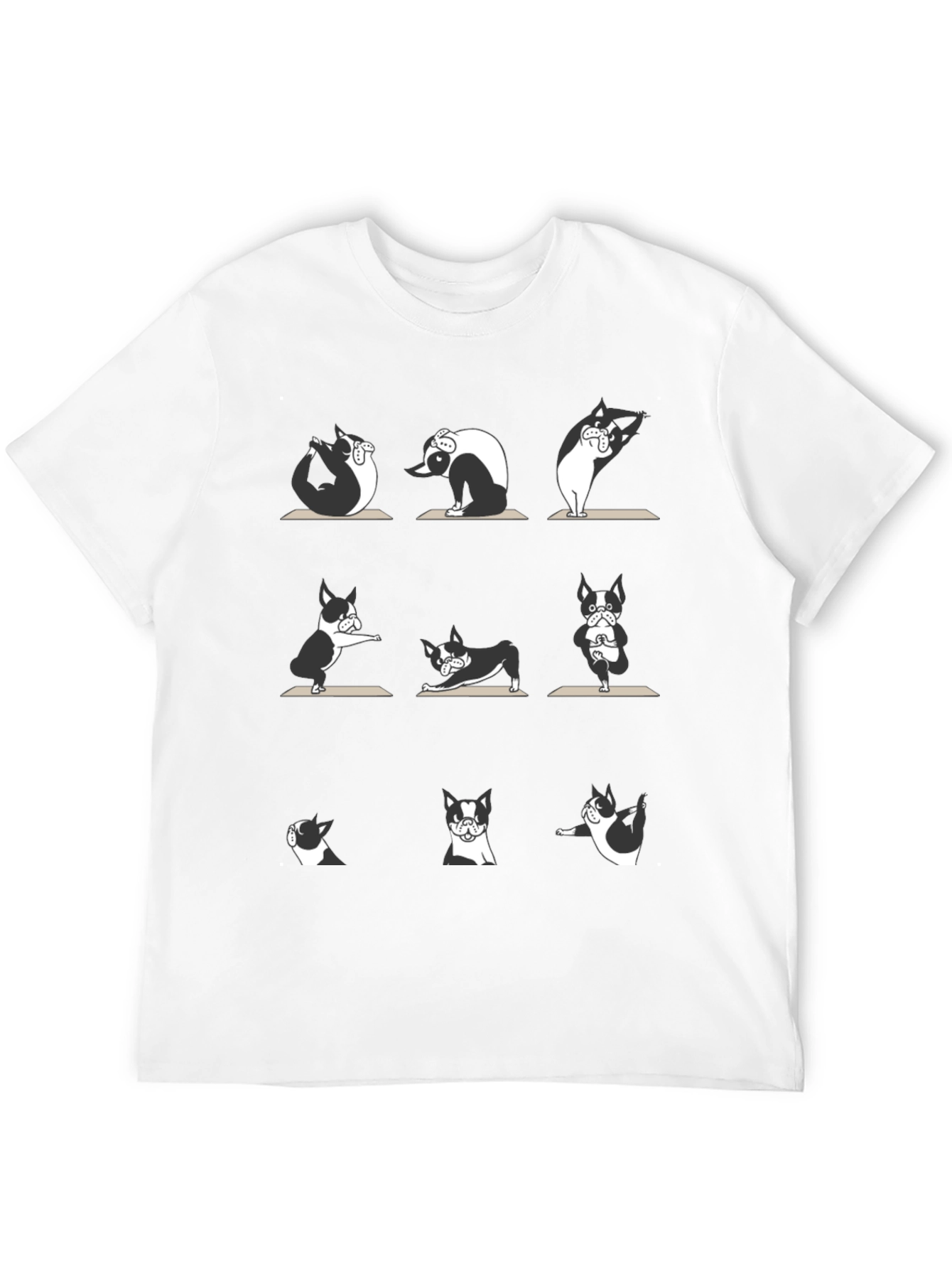 Yoga Dog Graphic Tee - Relax in Style