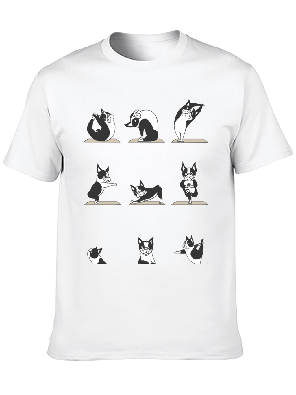 Yoga Dog Graphic Tee - Relax in Style