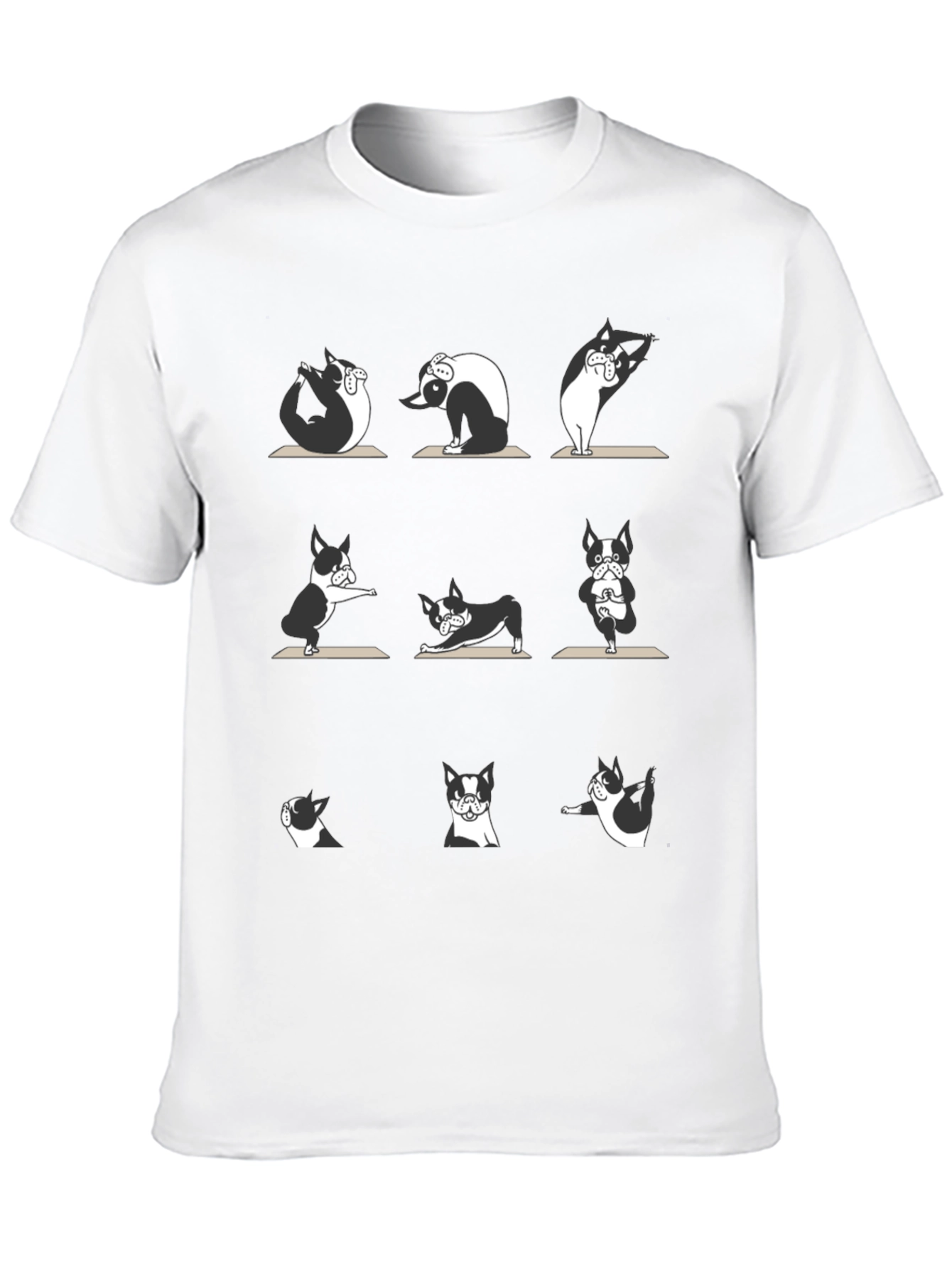 Yoga Dog Graphic Tee - Relax in Style