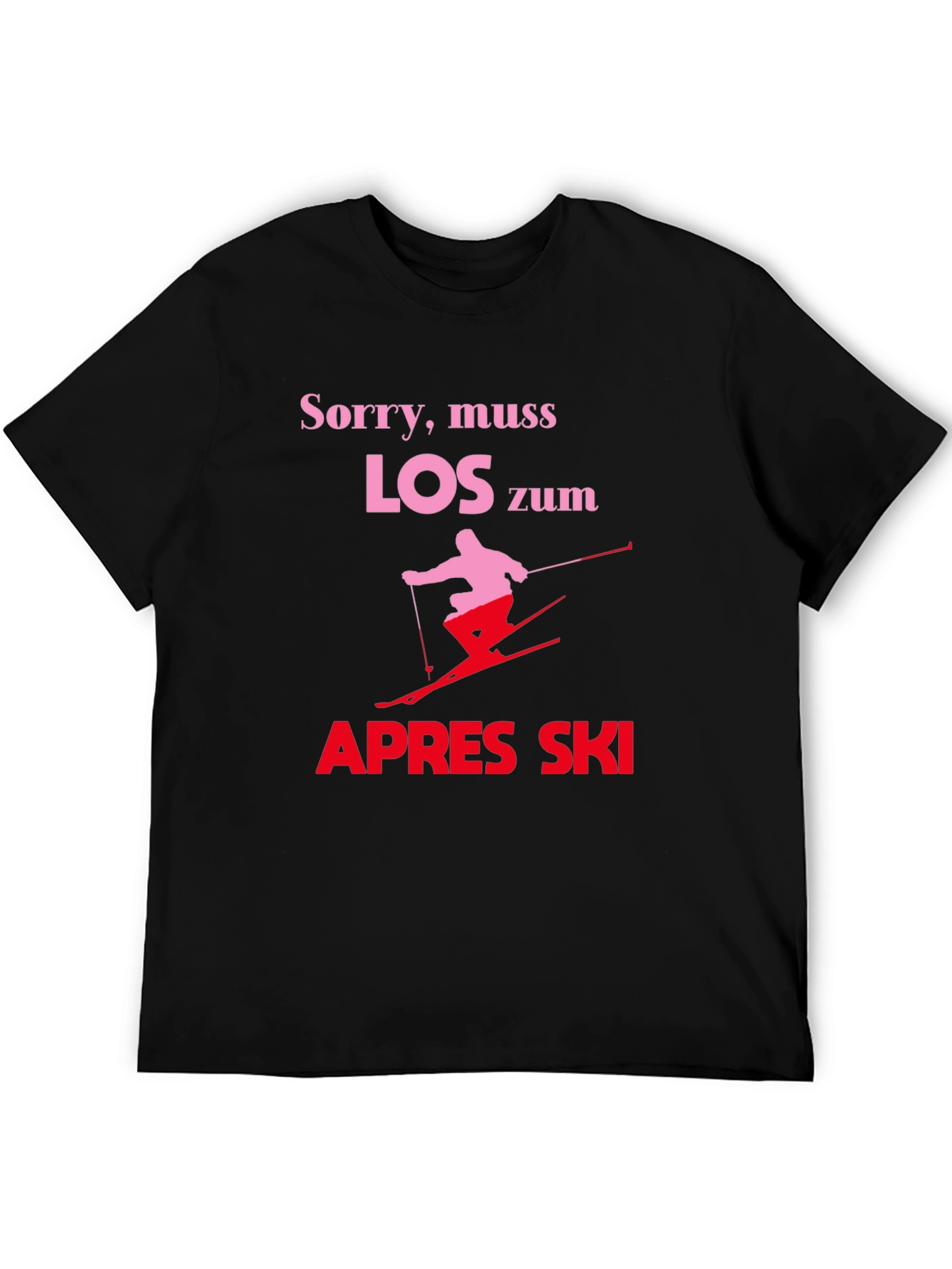 Apres Ski T-Shirt - Skiing Design Tee