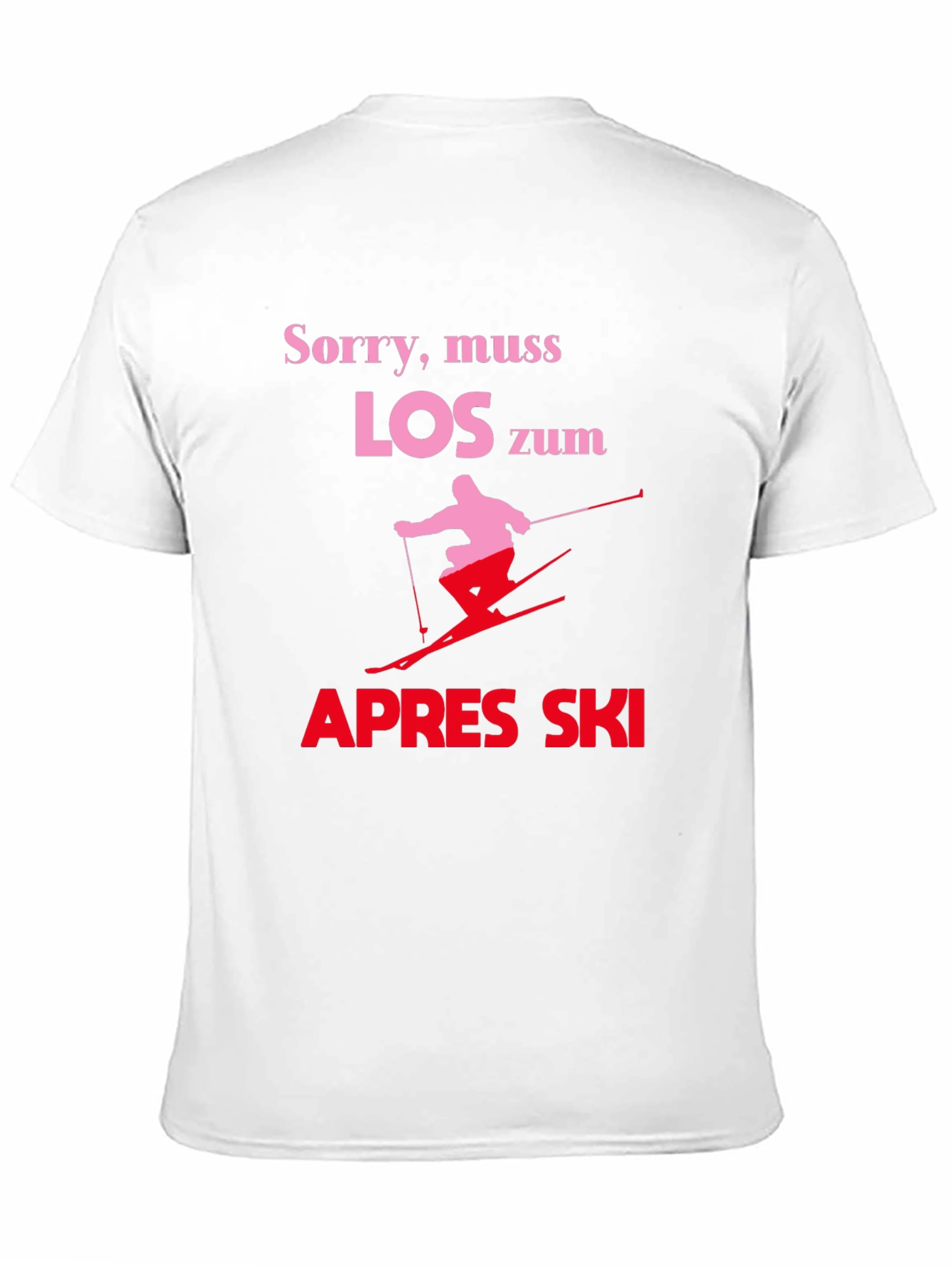 Apres Ski T-Shirt - Skiing Design Tee
