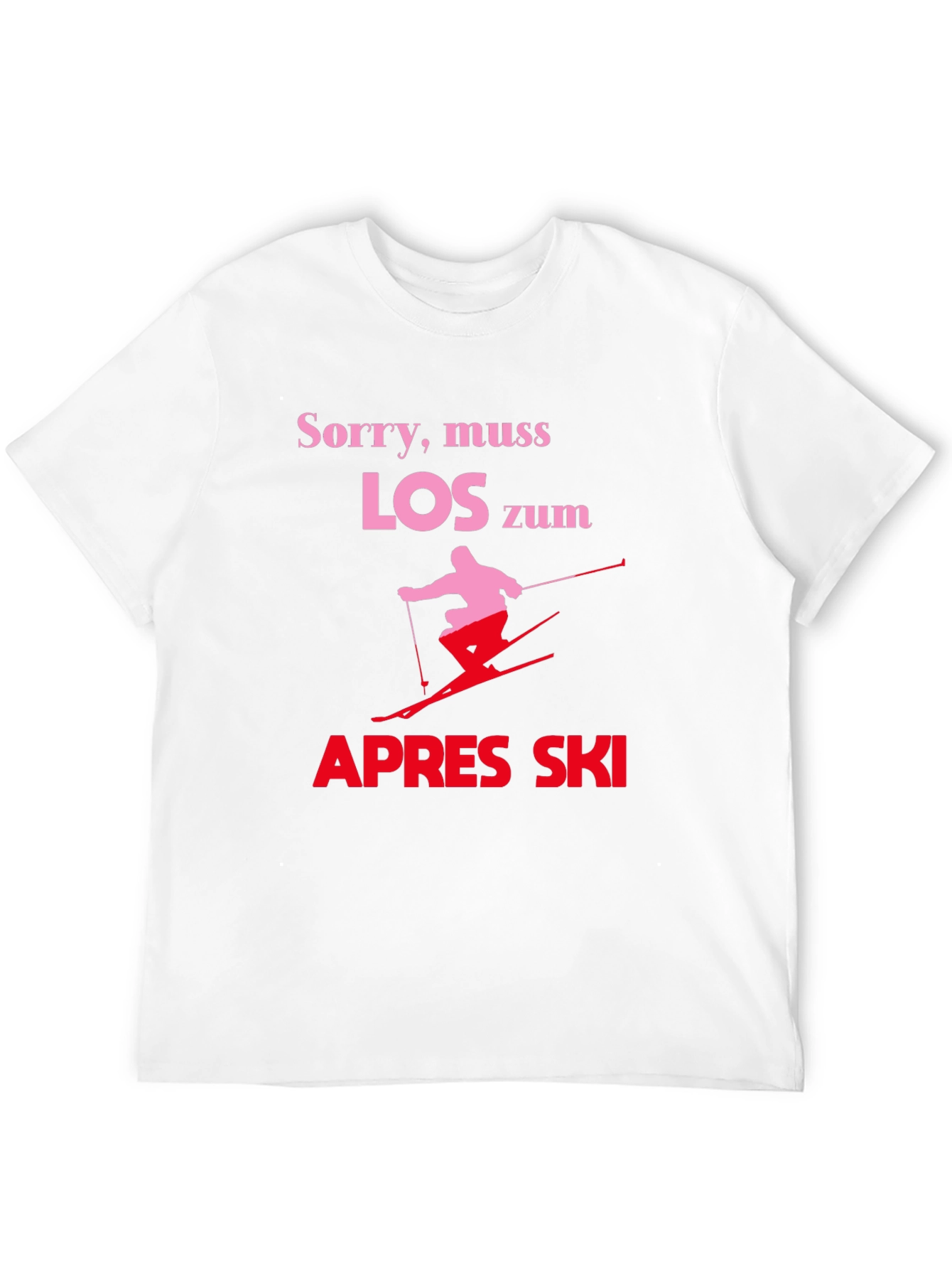 Apres Ski T-Shirt - Skiing Design Tee