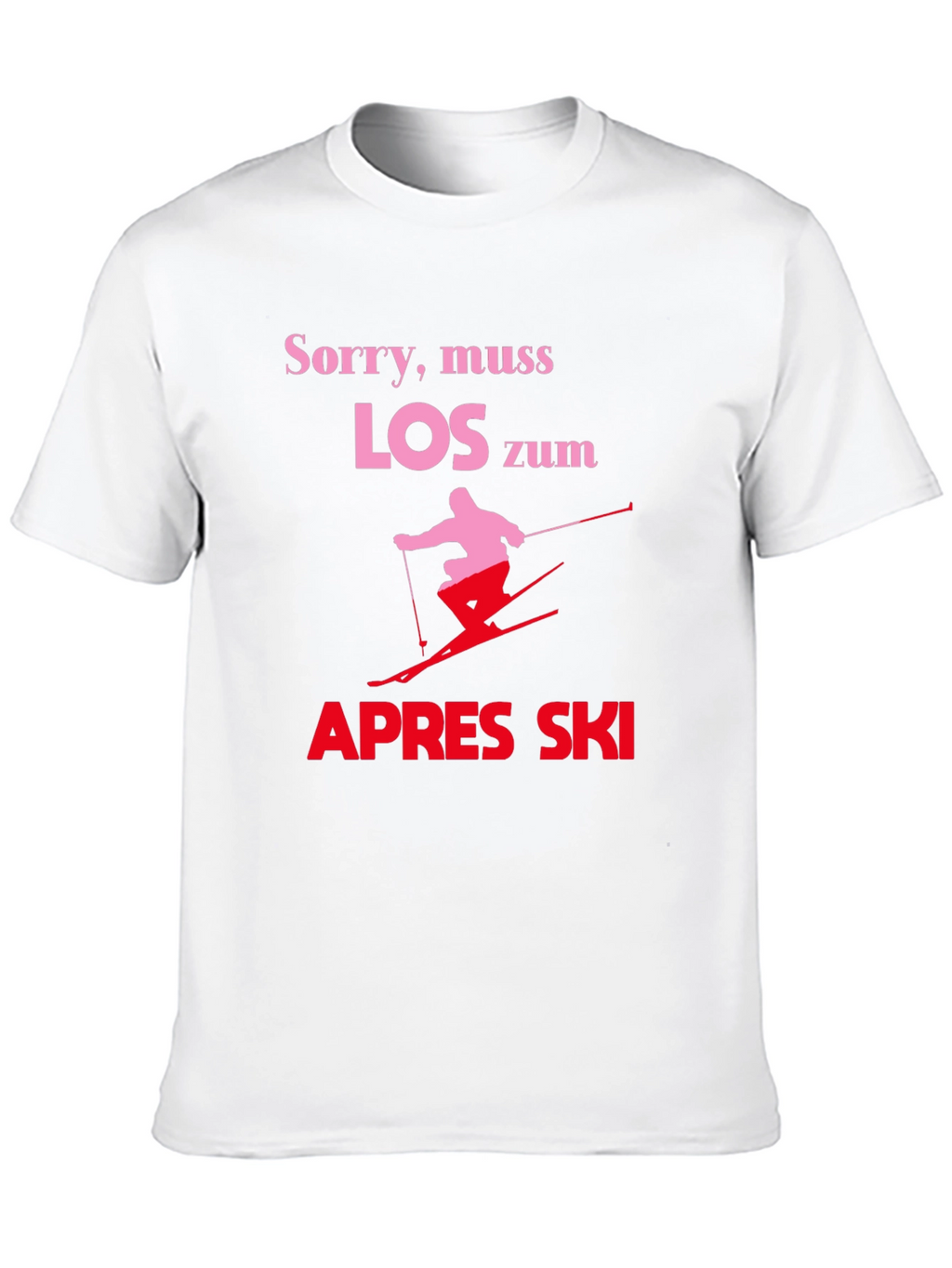 Apres Ski T-Shirt - Skiing Design Tee