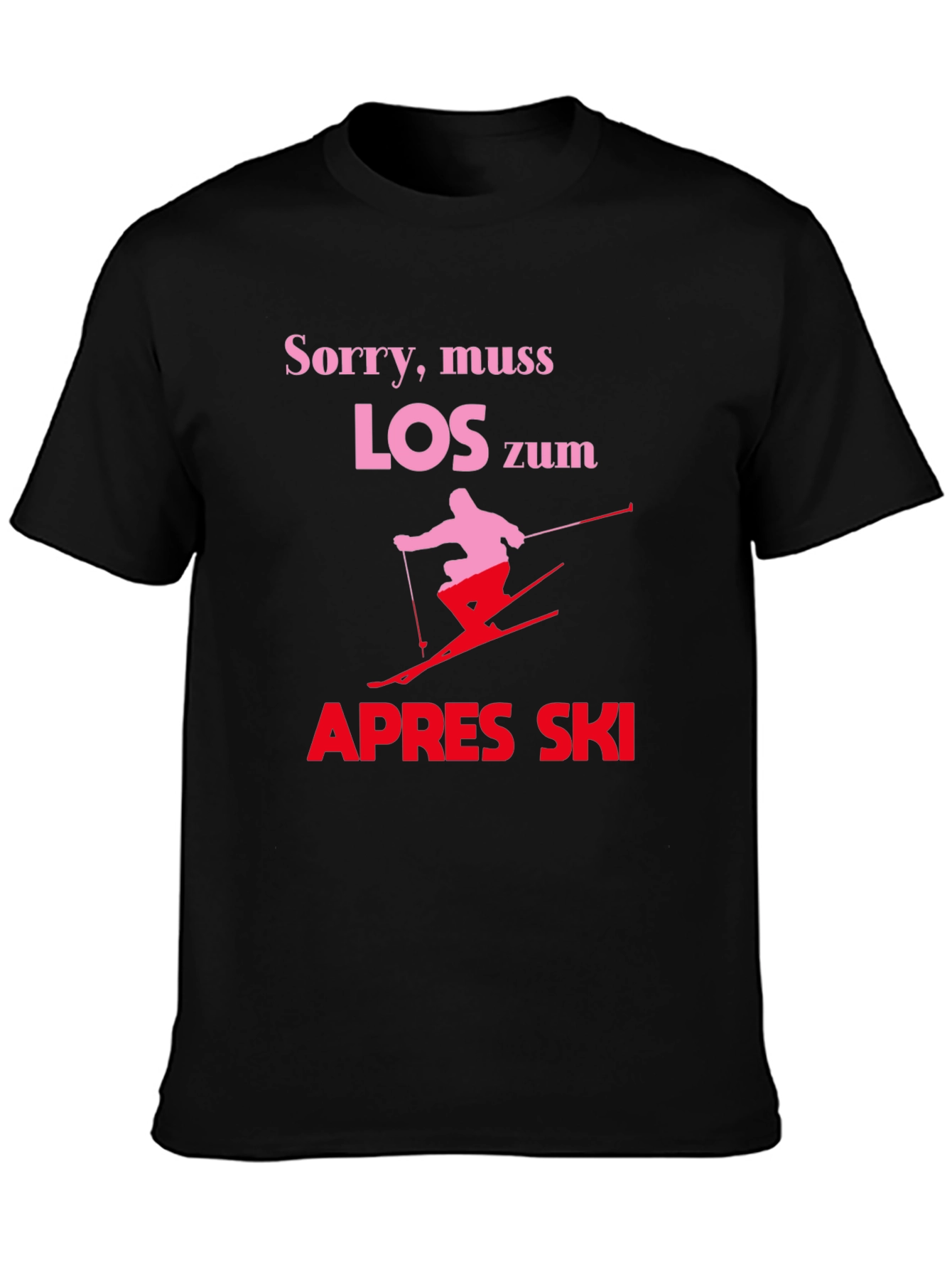 Apres Ski T-Shirt - Skiing Design Tee