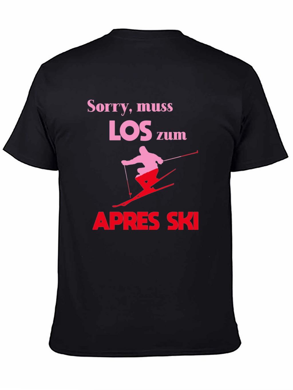 Apres Ski T-Shirt - Skiing Design Tee