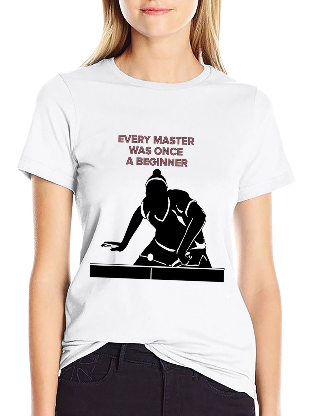 Every Master Beginner T-Shirt - Ping Pong Design