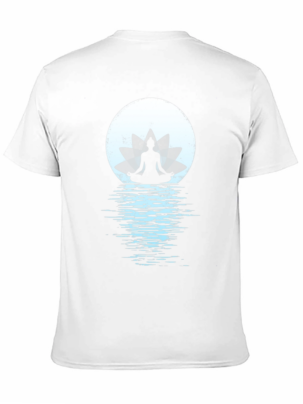 Zen Lotus Moon Meditation Graphic Tee
