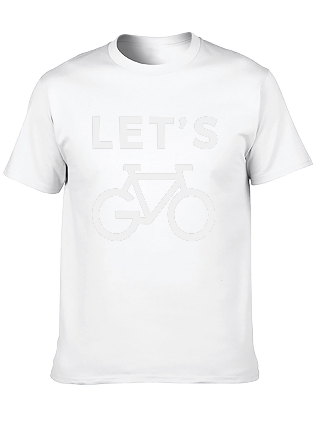 Lets Go Bike Ride T-Shirt - Black Cotton Tee
