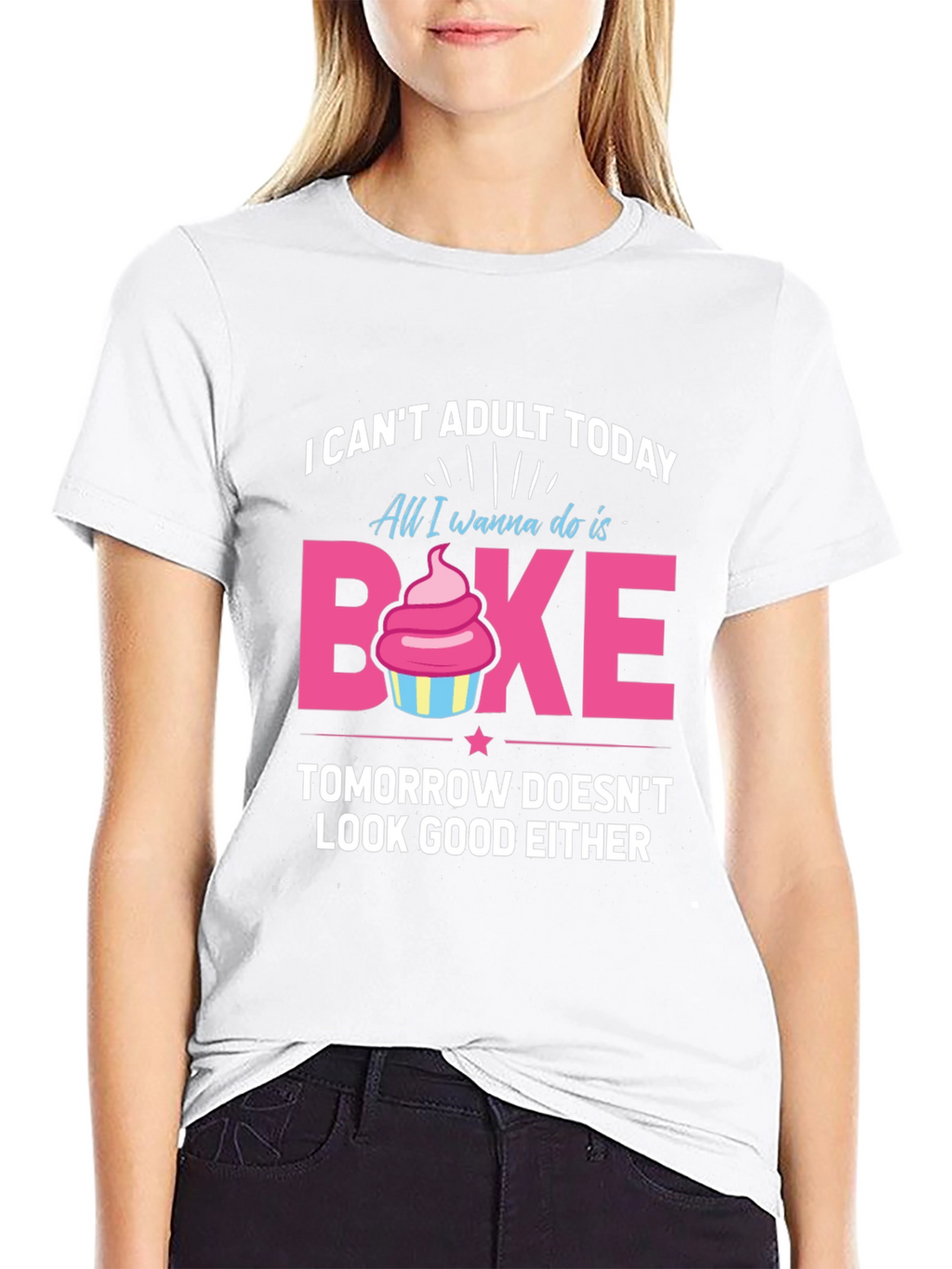 Funny Baking T-Shirt - I Cant Adult Today