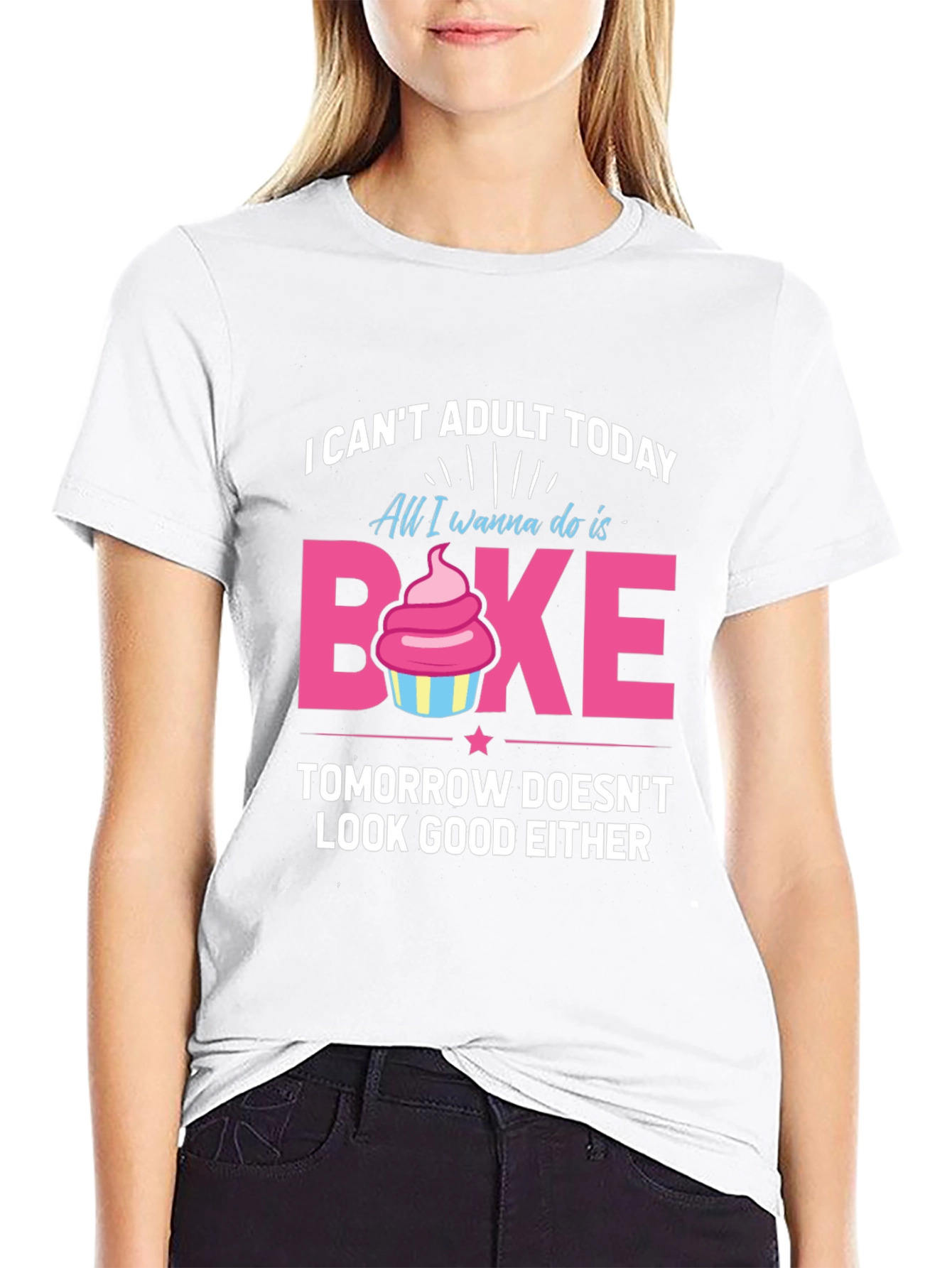 Funny Baking T-Shirt - I Cant Adult Today