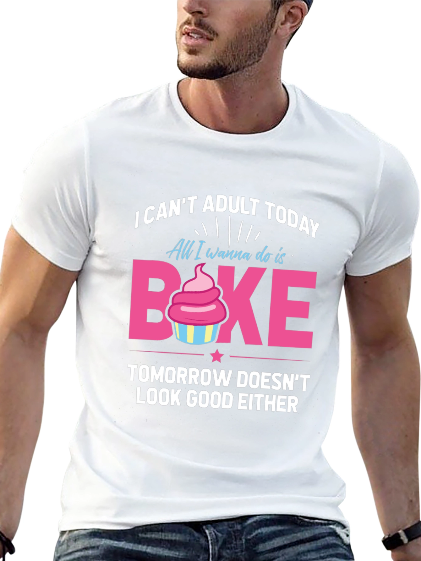Funny Baking T-Shirt - I Cant Adult Today