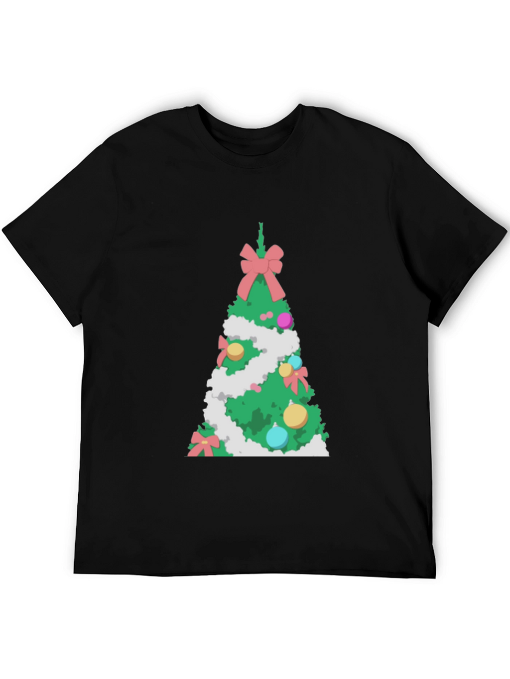Festive Christmas Tree Graphic Tee - Holiday Spirit!