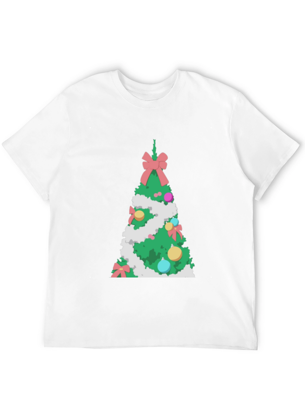 Festive Christmas Tree Graphic Tee - Holiday Spirit!