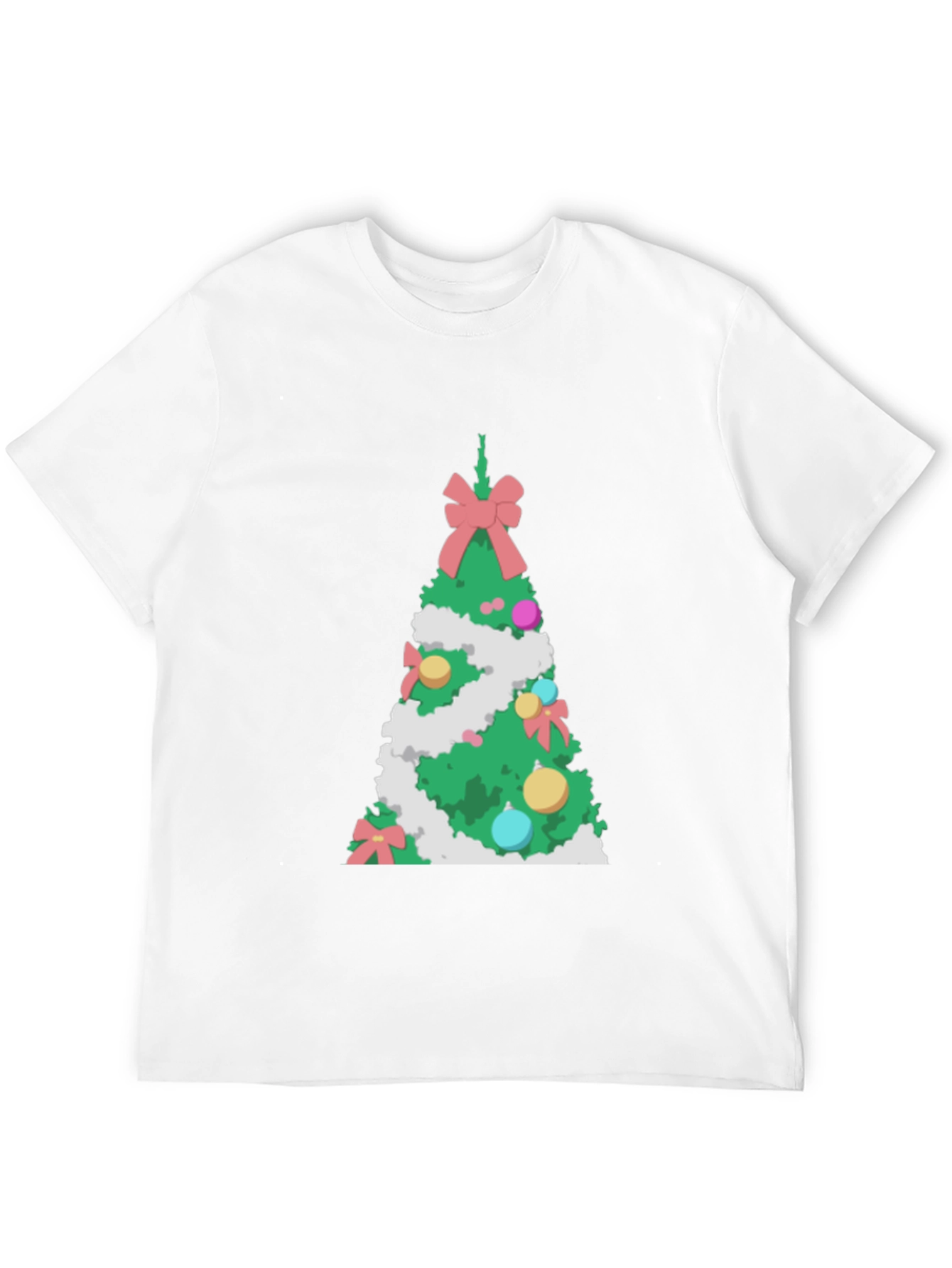 Festive Christmas Tree Graphic Tee - Holiday Spirit!
