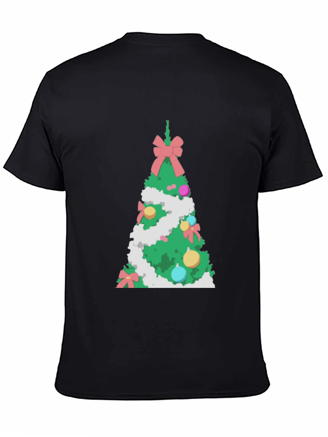 Festive Christmas Tree Graphic Tee - Holiday Spirit!