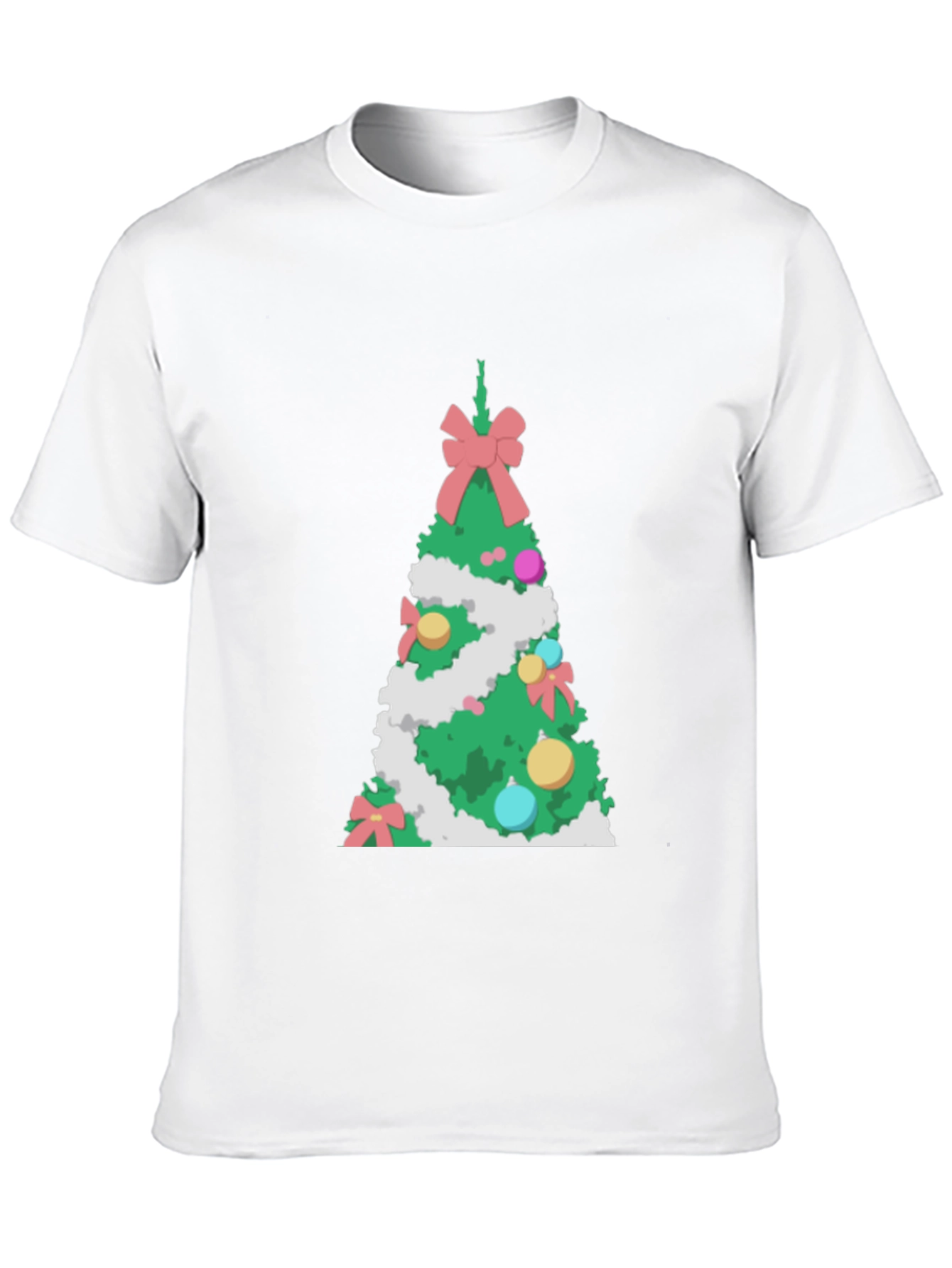 Festive Christmas Tree Graphic Tee - Holiday Spirit!