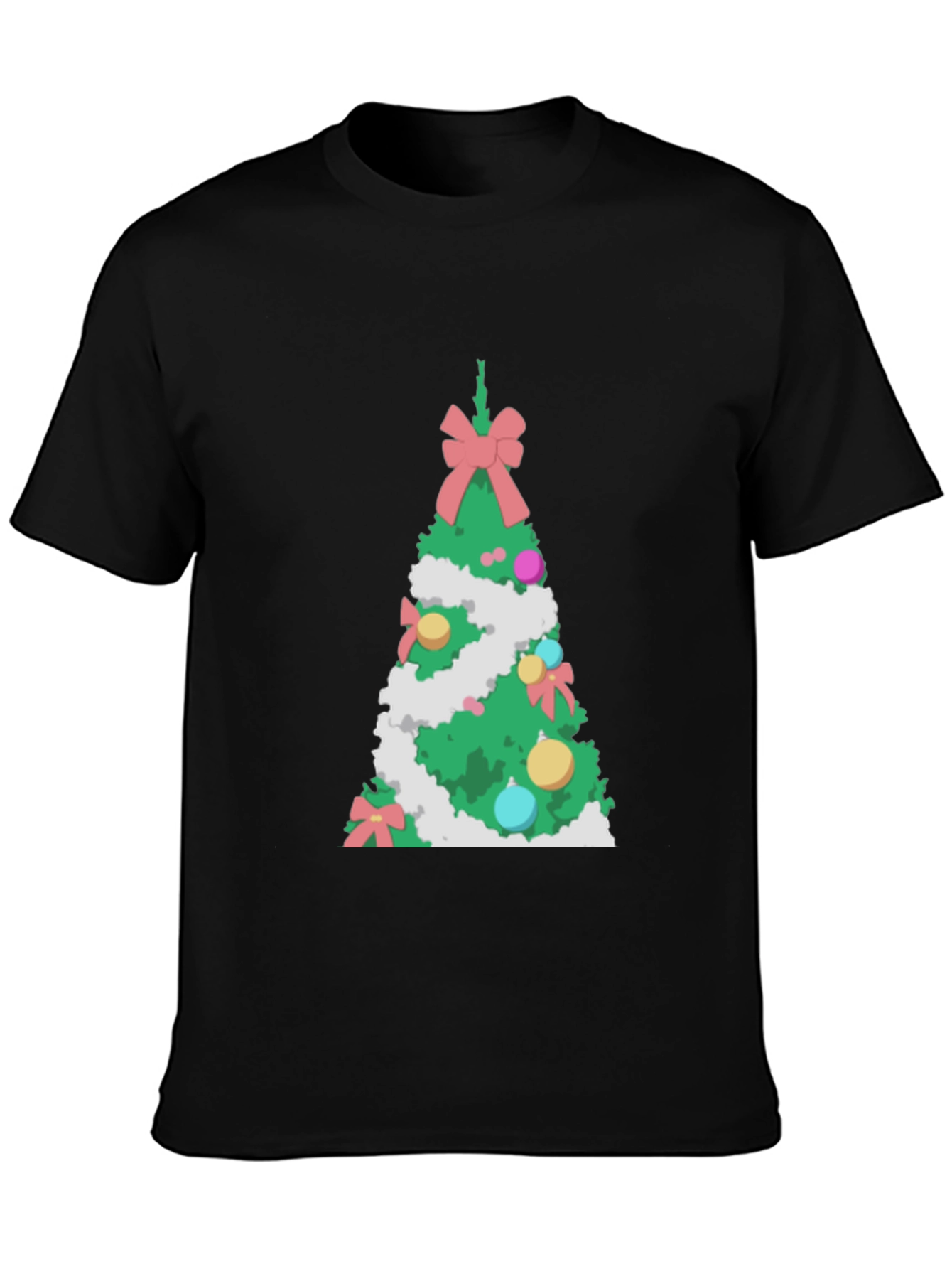 Festive Christmas Tree Graphic Tee - Holiday Spirit!