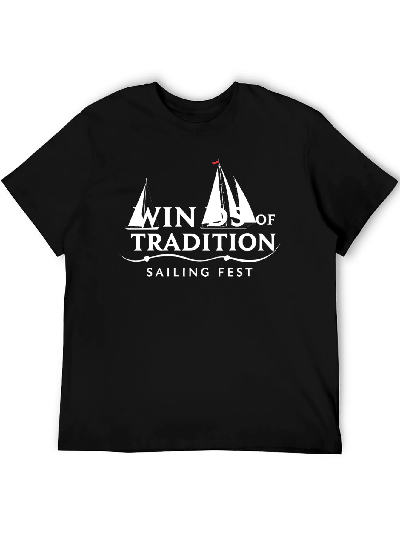 Winds of Tradition Sailing Fest Black T-Shirt