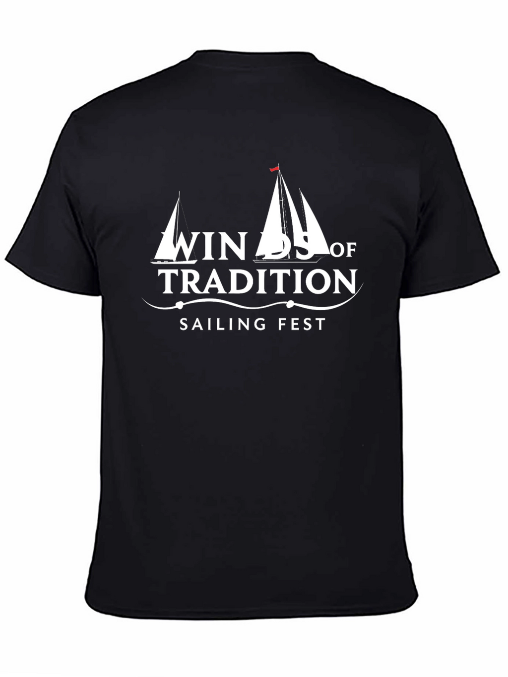 Winds of Tradition Sailing Fest Black T-Shirt