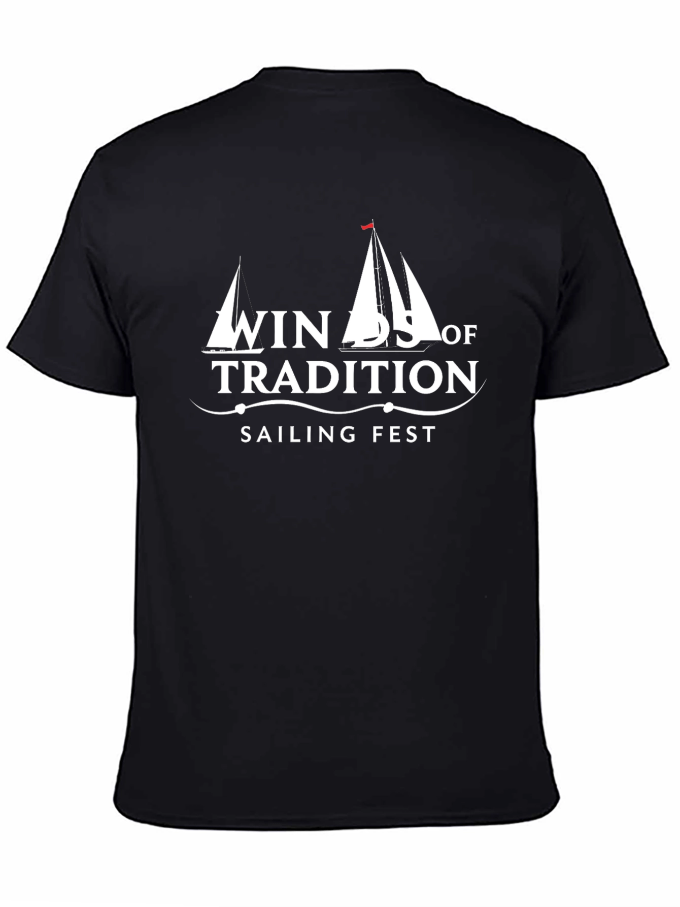 Winds of Tradition Sailing Fest Black T-Shirt