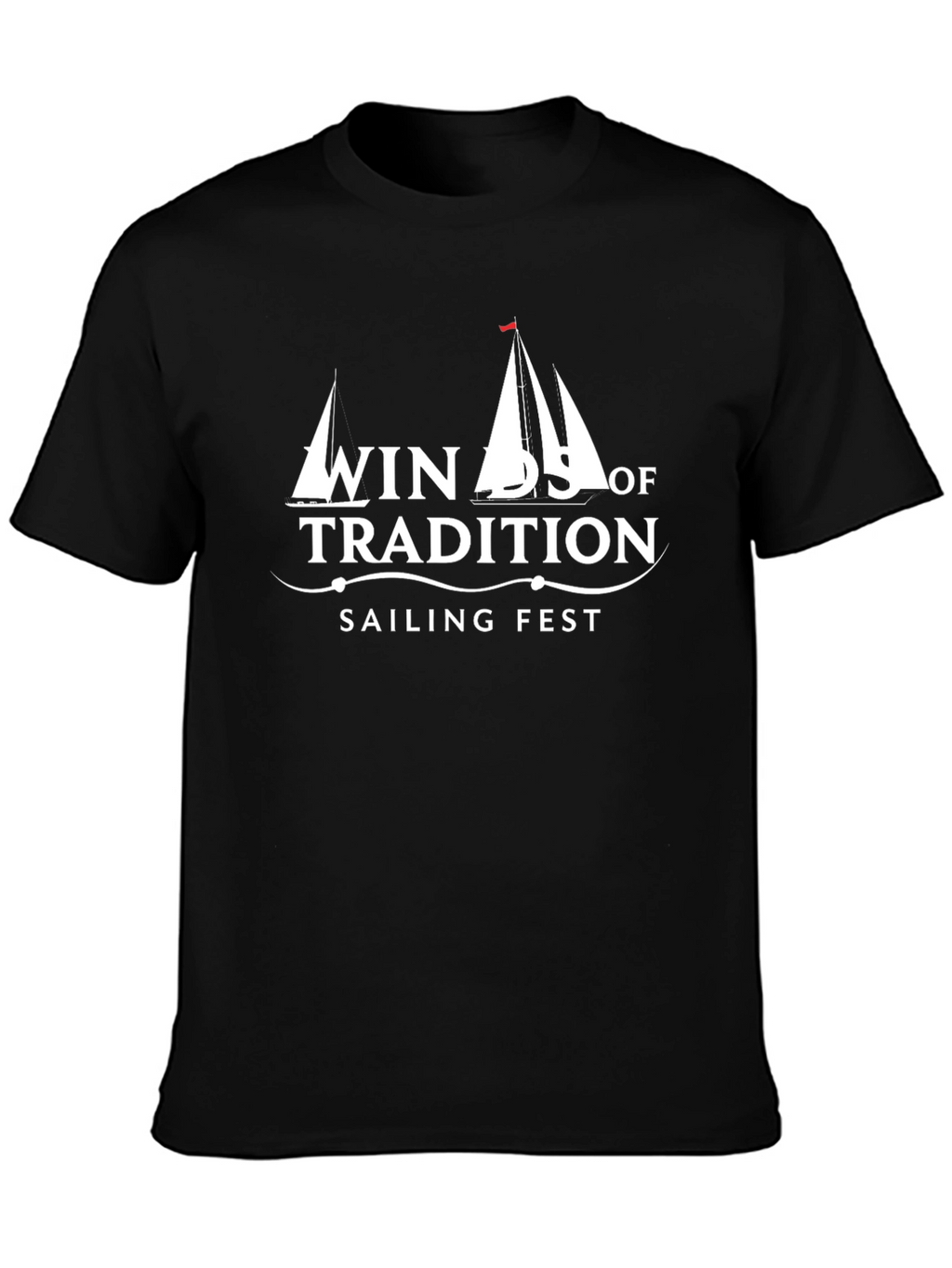 Winds of Tradition Sailing Fest Black T-Shirt
