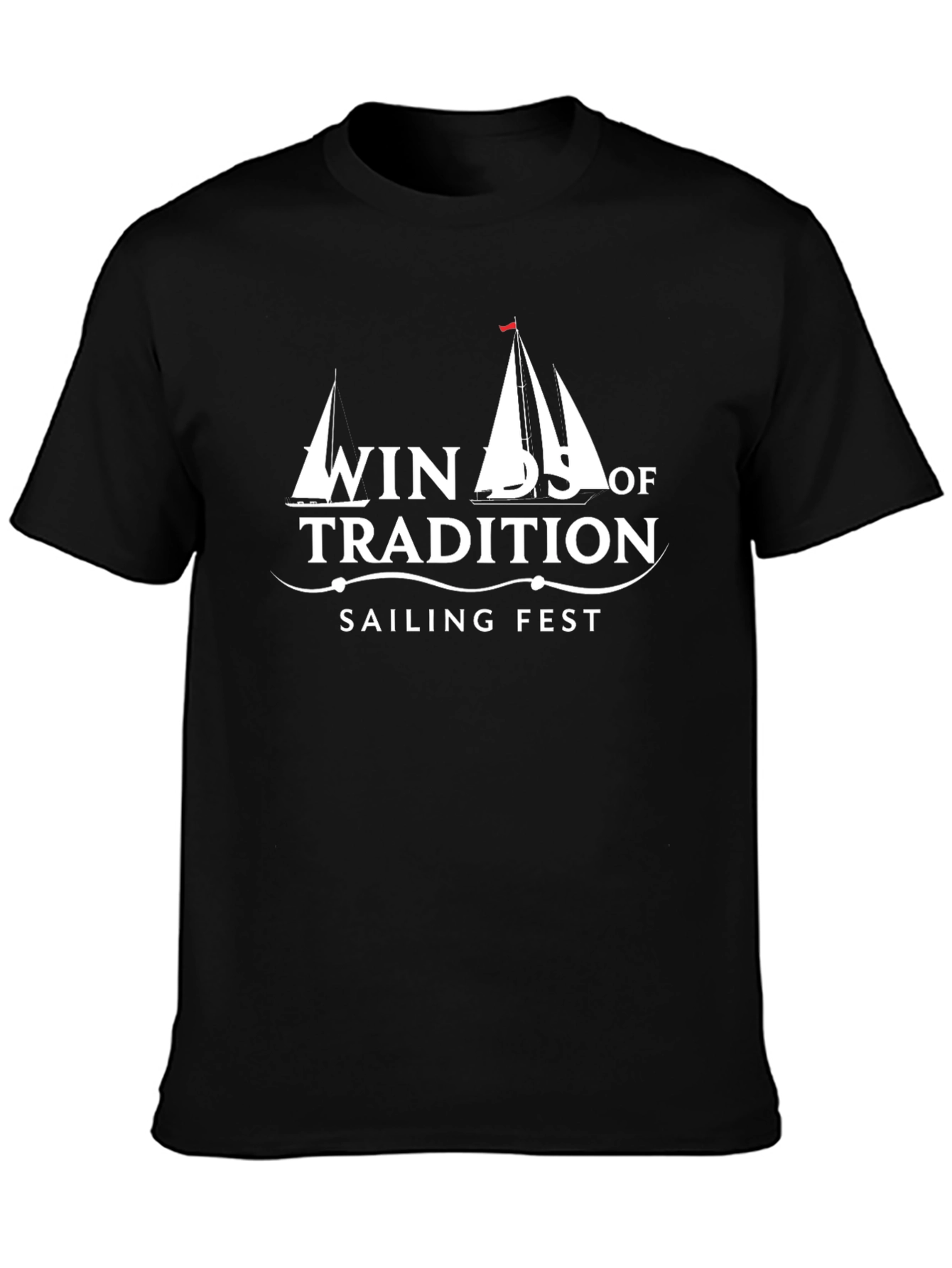 Winds of Tradition Sailing Fest Black T-Shirt
