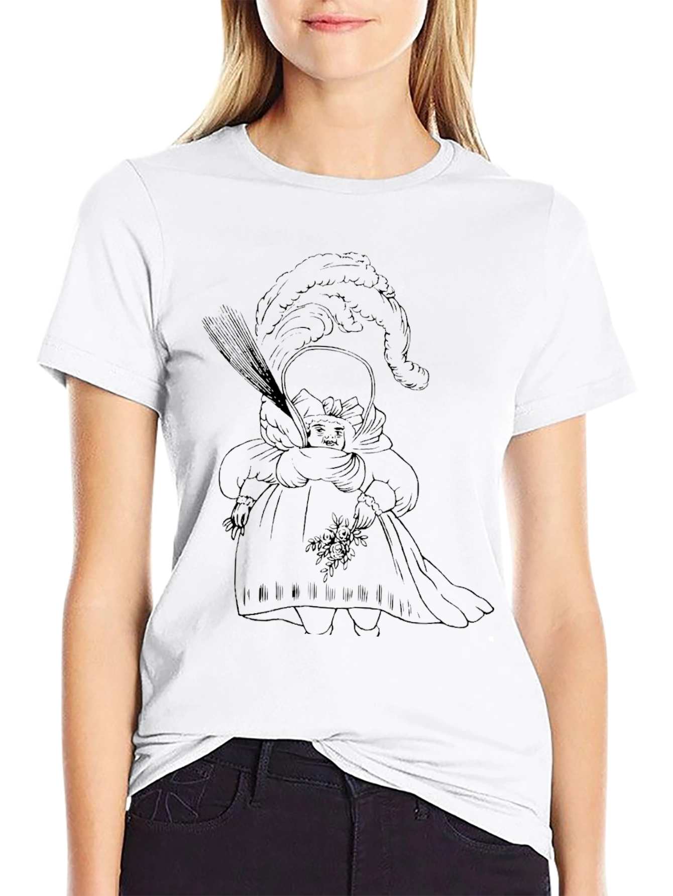 Whimsical Doll Graphic T-Shirt - Unique Design