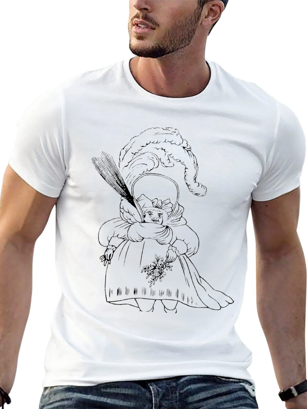 Whimsical Doll Graphic T-Shirt - Unique Design