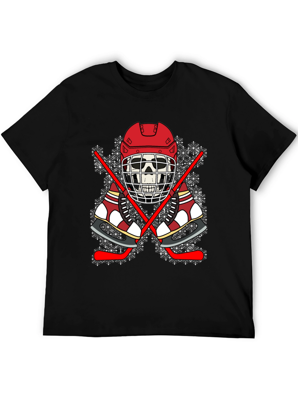 Hockey Skeleton T-Shirt: Cool Winter Sports Tee