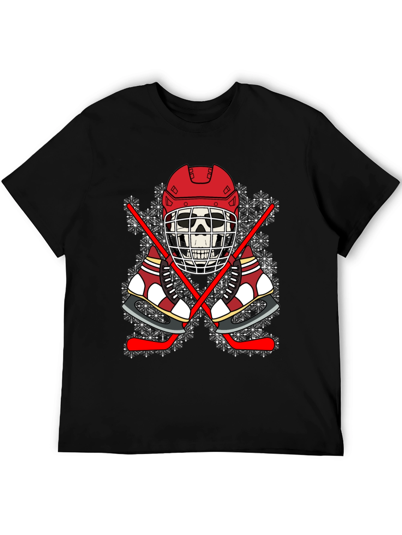 Hockey Skeleton T-Shirt: Cool Winter Sports Tee