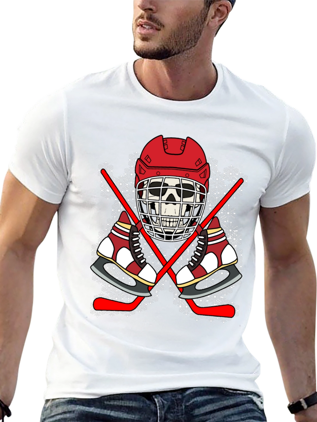 Hockey Skeleton T-Shirt: Cool Winter Sports Tee