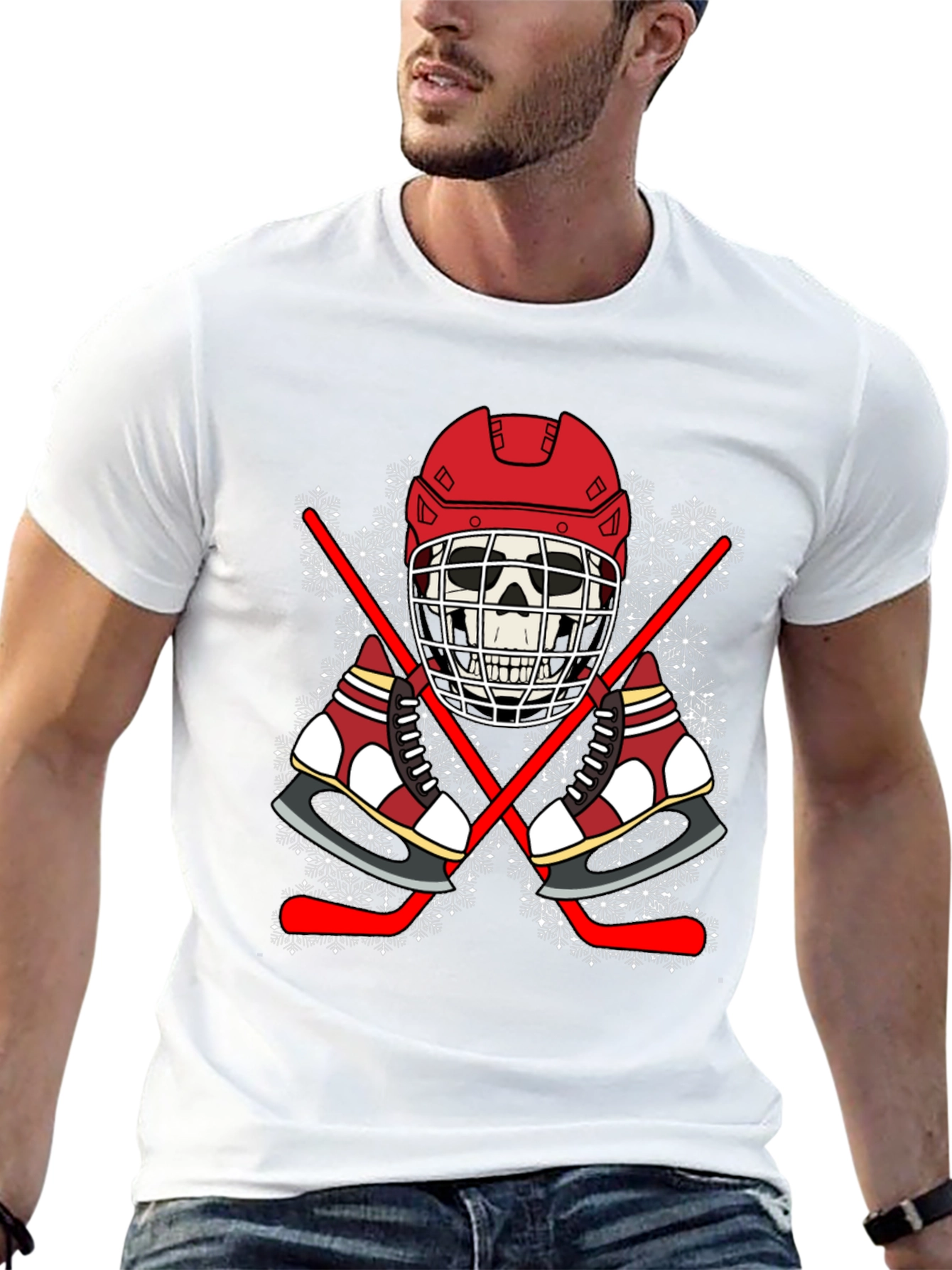 Hockey Skeleton T-Shirt: Cool Winter Sports Tee