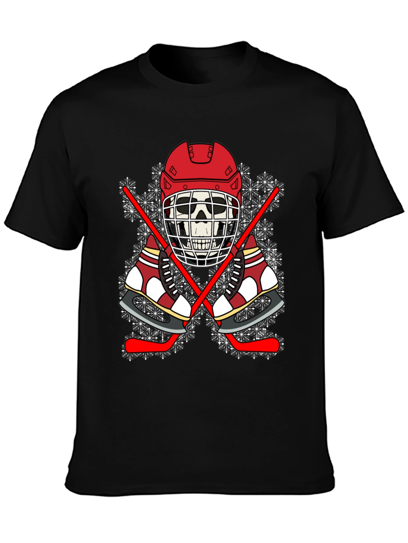 Hockey Skeleton T-Shirt: Cool Winter Sports Tee