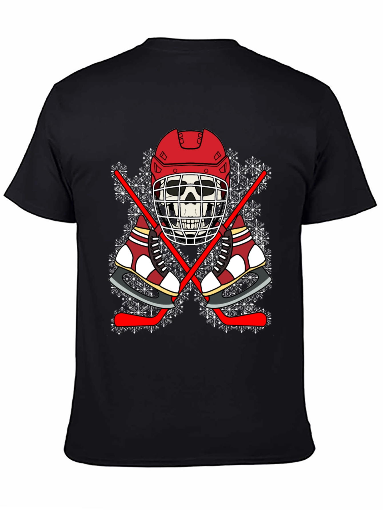 Hockey Skeleton T-Shirt: Cool Winter Sports Tee