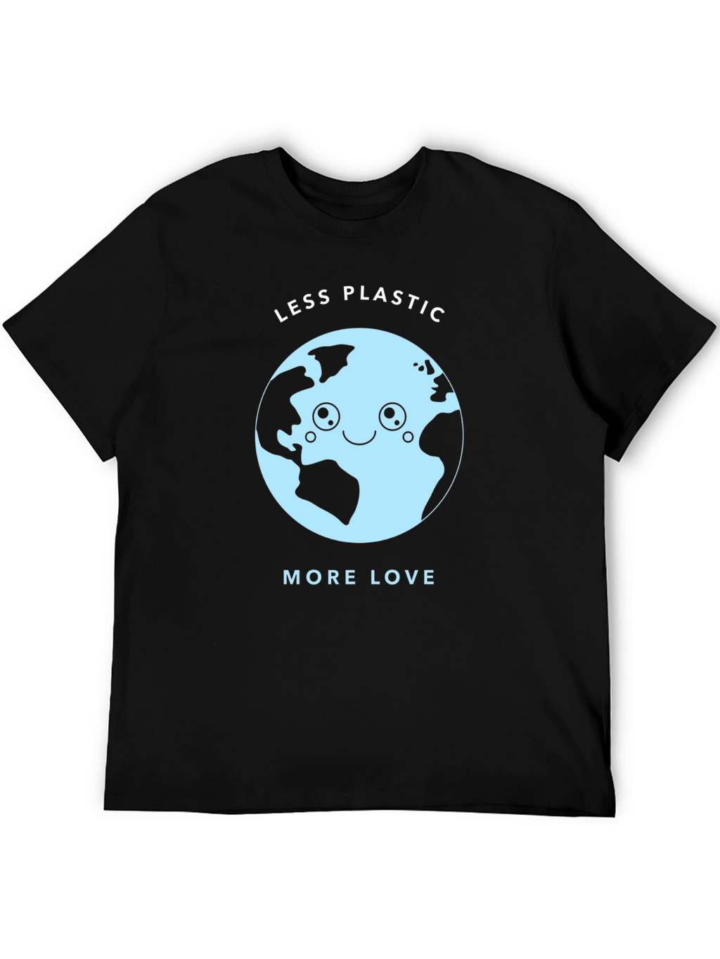 Eco-Friendly Less Plastic More Love Graphic Tee