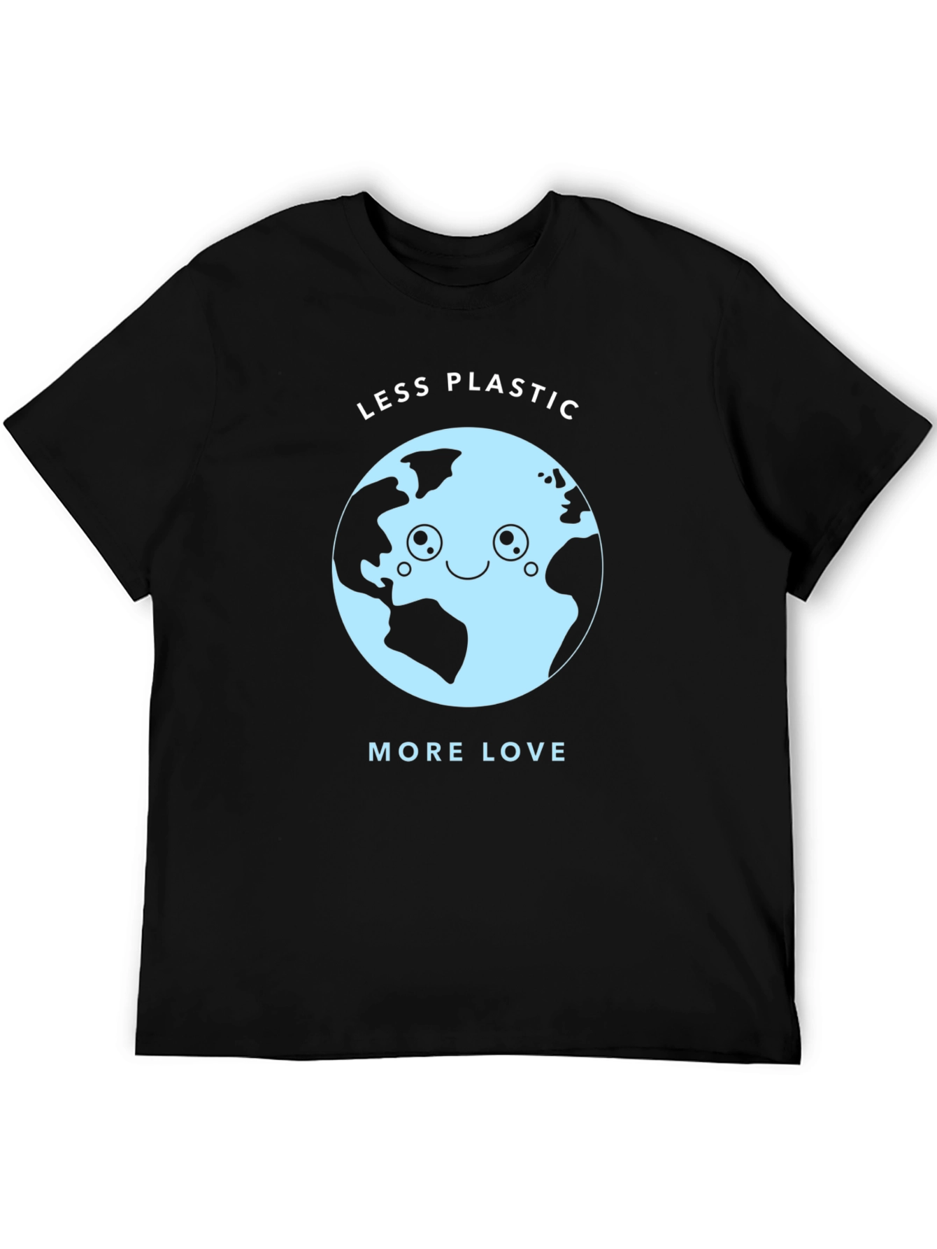 Eco-Friendly Less Plastic More Love Graphic Tee