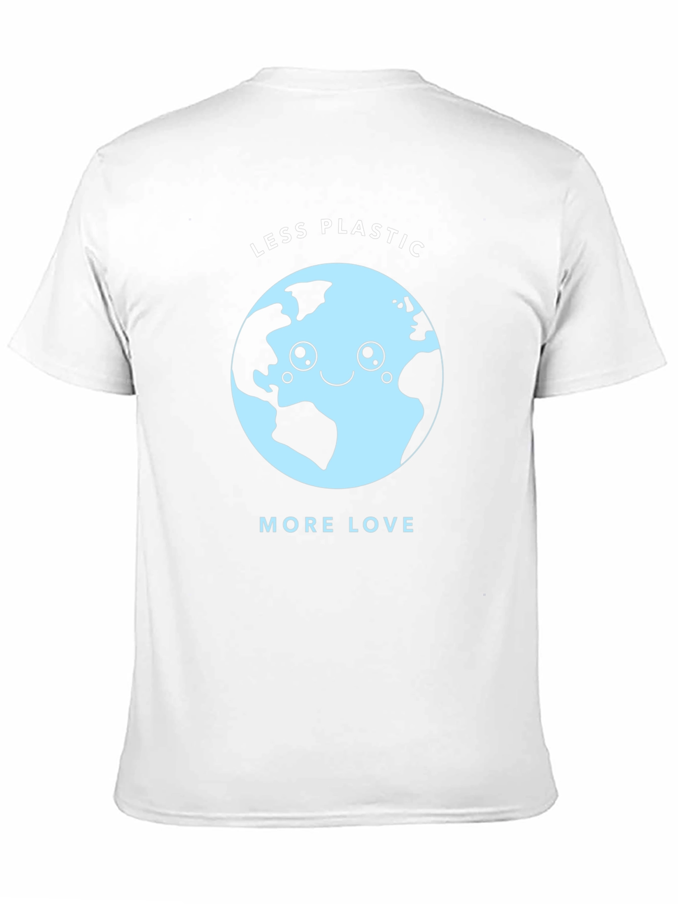 Eco-Friendly Less Plastic More Love Graphic Tee