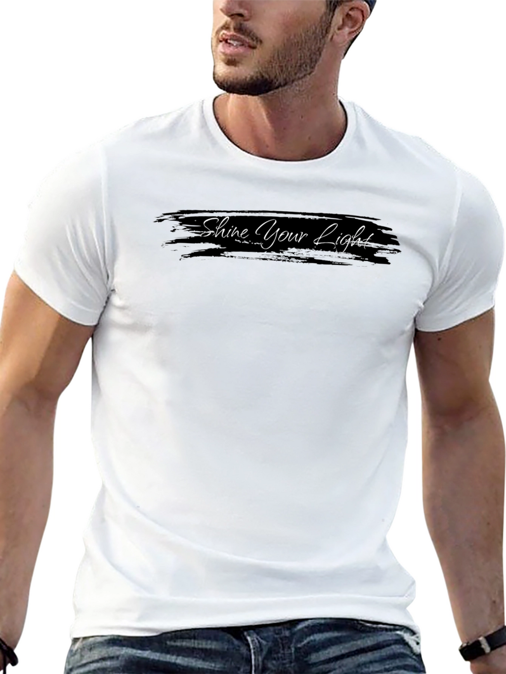 Shine Your Light Graphic Tee - Premium Comfort