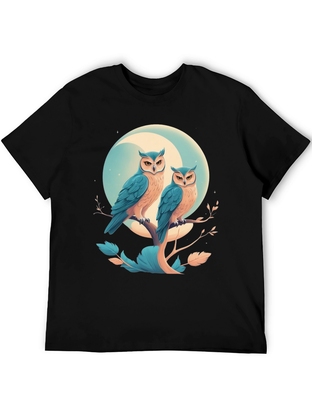 Owl Moon T-Shirt - Unique Graphic Tee
