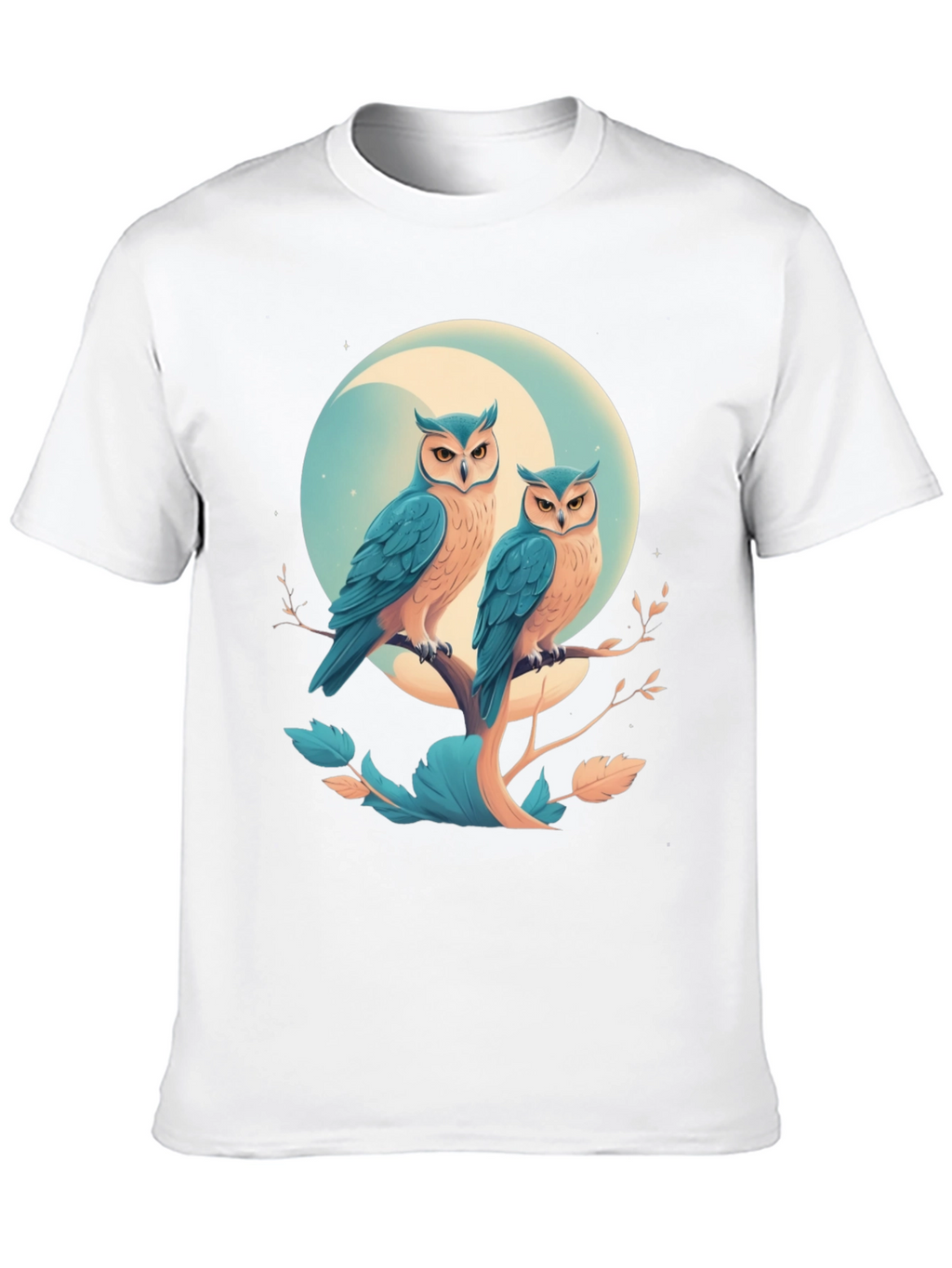 Owl Moon T-Shirt - Unique Graphic Tee