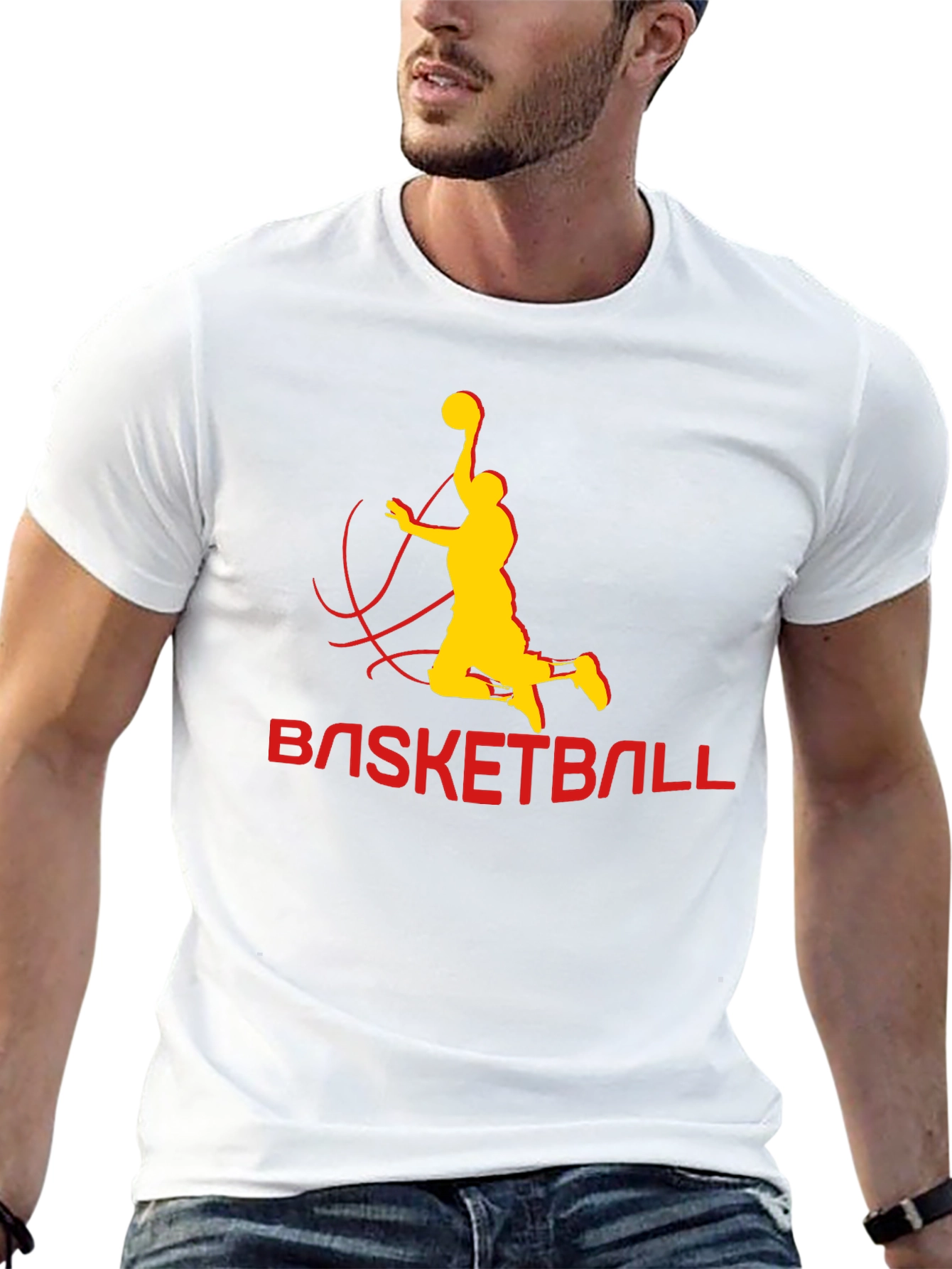 Basketball Graphic Tee - Stylish Comfort