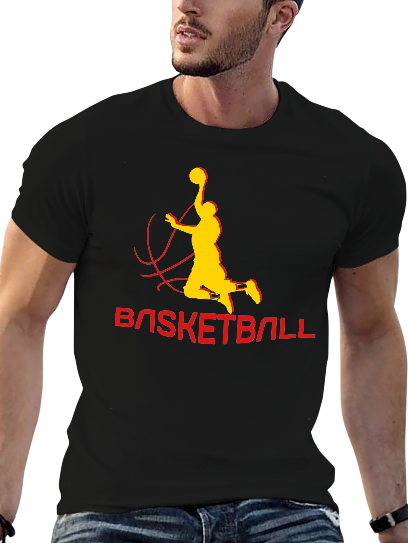 Basketball Graphic Tee - Stylish Comfort