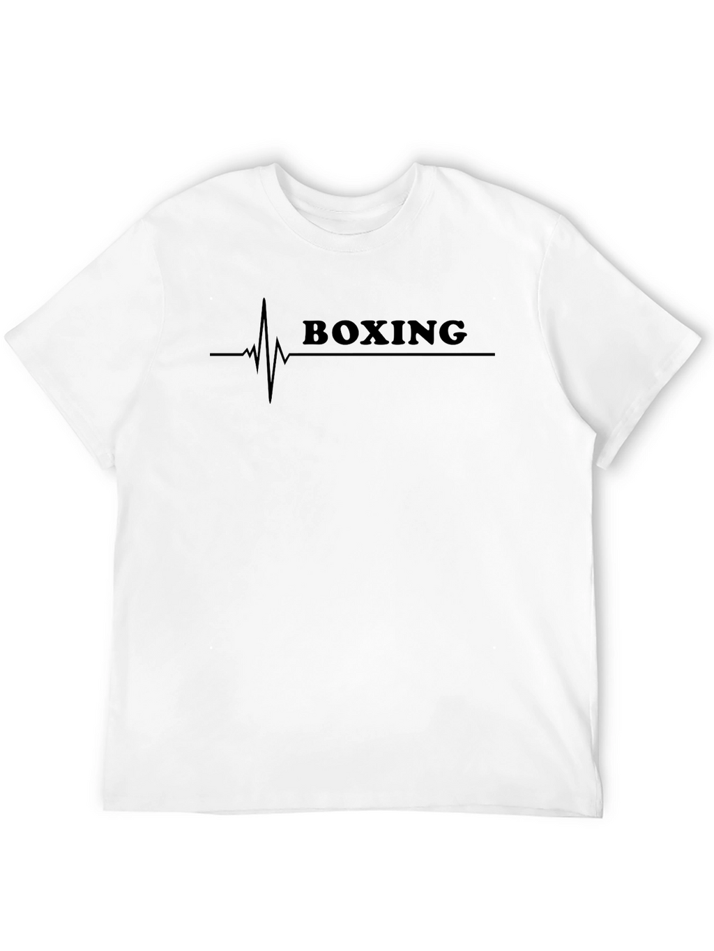 Boxing Heartbeat Graphic T-Shirt - Black