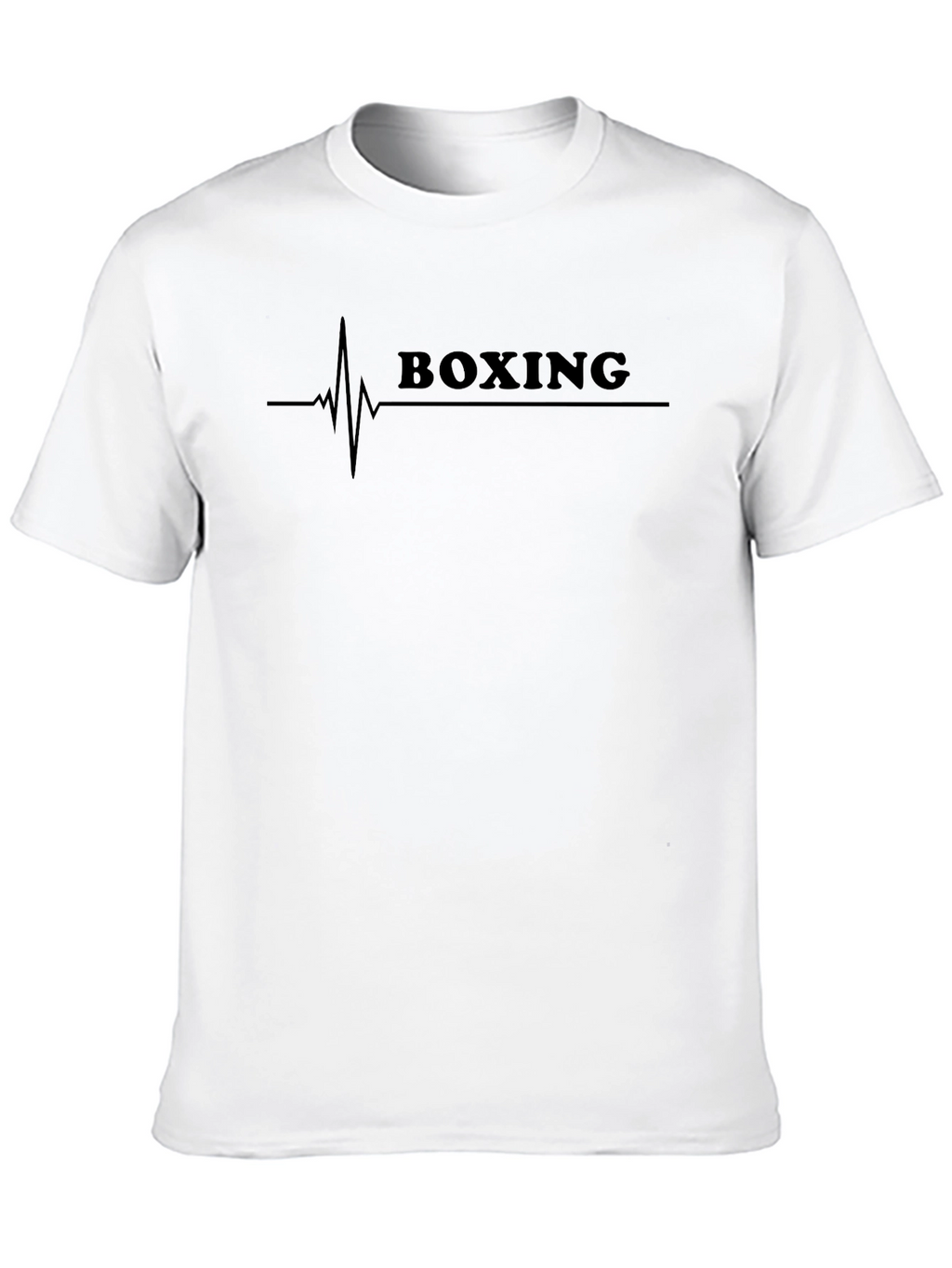 Boxing Heartbeat Graphic T-Shirt - Black